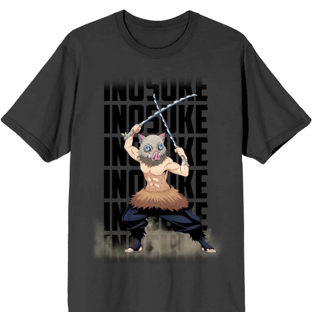 Bioworld Charcoal Inosuke Action Tee